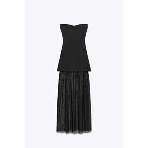 ZARA STRAPLESS COMBINED DRESS